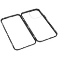 iPhone 13 Pro Magnetisches Cover mit Panzerglas - Schwarz