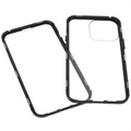 iPhone 13 Pro Magnetisches Cover mit Panzerglas - Schwarz