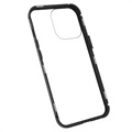 iPhone 13 Pro Magnetisches Cover mit Panzerglas - Schwarz