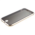 iPhone 7/8/SE (2020)/SE (2022) Magnetisches Cover mit Panzerglas - Gold