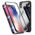 iPhone X Magnetisches Cover mit Panzerglas Rückseite