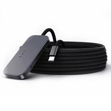 Magnetisches drahtloses Ladegerät 18W - iPad Air 13 2025/2024/Pro 12.9 2022/2021/2020/2018 - Schwarz