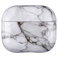 Marble Pattern AirPods 3 Hülle - Weiß