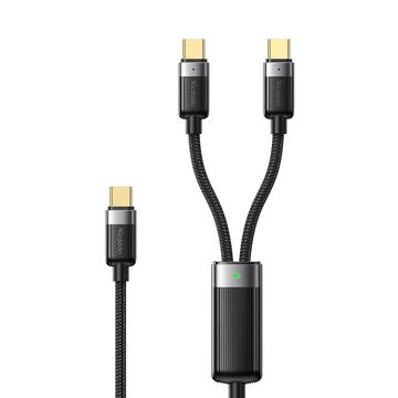 Mcdodo CA-6780 2-in-1 geflochtenes USB-C-Ladekabel - 1.5m