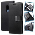 Mercury Rich Diary Samsung Galaxy S9+ Hülle mit Geldbörse