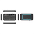 Mini Combo Drahtlose Tastatur & Touchpad H20 - Schwarz
