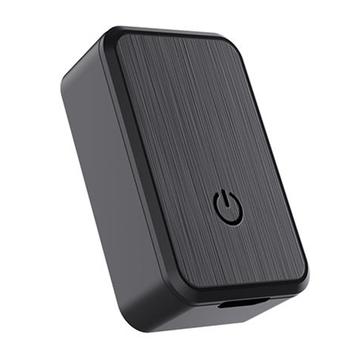 Magnetischer Mini-GPS-Tracker GF08 - SIM-Karte, MicroSD, Google Maps - Schwarz
