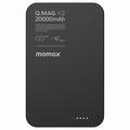 Momax Q.Mag X2 20000mAh Magnetische Wireless Powerbank - Schwarz