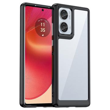Motorola Edge 50 Fusion/G96 Anti-Shock Hybrid Hülle - Schwarz