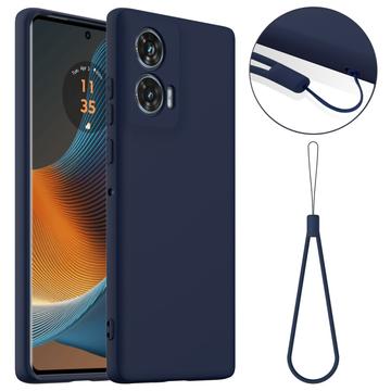Motorola Edge 50 Fusion/G96 Liquid Silikonhülle - MagSafe-kompatibel - Dunkel Blau