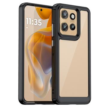 Motorola Edge 50 Neo/Moto S50 Anti-Shock Hybrid Hülle - Schwarz