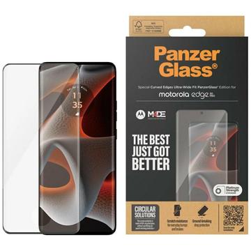 Motorola Edge 50 Pro/50 Ultra PanzerGlass Ultra-Wide Fit EasyAligner Panzerglas - 9H - Schwarz Rand