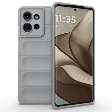 Motorola Edge 50 Rugged TPU Hülle - Hellgrau