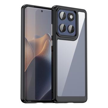 Motorola Edge 60/60 Fusion Anti-Shock Hybrid Hülle - Schwarz