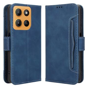 Motorola Moto G15/G15 Power Wallet Hülle mit Kartenhalter - Blau