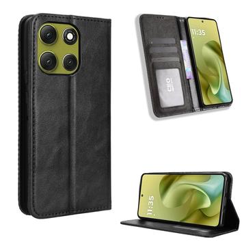 Motorola Moto G86 Power Retro Wallet Schutzhülle mit Magnetverschluss