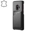 Samsung Galaxy S9 Mujjo Wallet Leder Cover