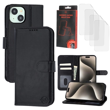 iPhone 15 Plus/14 Plus MyTPhone CardMate Leder Wallet Hülle