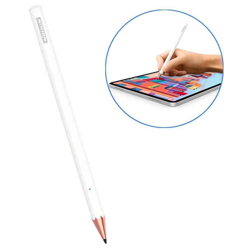 Nillkin Crayon K2 Kapazitiver Stylus Stift Fur Ipad Weiss