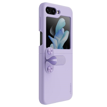 Samsung Galaxy Z Flip5 Nillkin Flex Flip Liquid Silikonhülle - Purpur