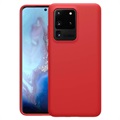 Nillkin Flex Pure Samsung Galaxy S20 Ultra Liquid Silikonhülle - Rot