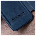 Nillkin Qin Pro Series iPhone 13 Pro Max Flip Hülle - Blau