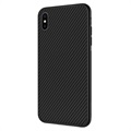 Nillkin Synthetic Karbonfaser iPhone XS Max Hülle - Schwarz