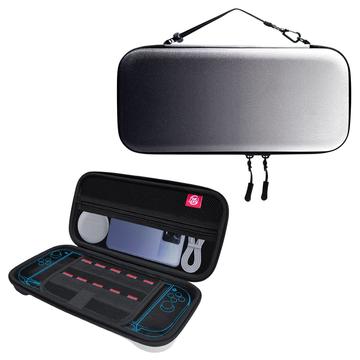 Nintendo Switch 2 JYS JYS-NS2283 EVA-Tragetasche mit zwei Fächern - Schwarz / Weiß