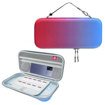 Nintendo Switch 2 JYS JYS-NS2283 EVA-Tragetasche mit zwei Fächern - Rot / Blau