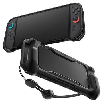 Nintendo Switch 2 Spigen Rugged Armor TPU Hülle - Mattschwarz