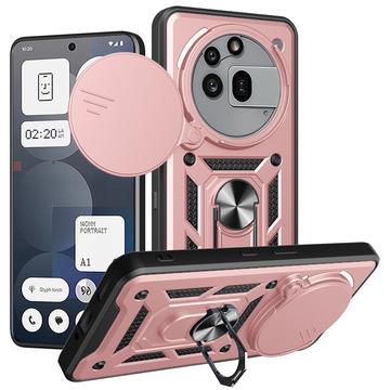 Nothing Phone (3a) Pro Drehring-Hybrid Hülle mit Kameraschutz