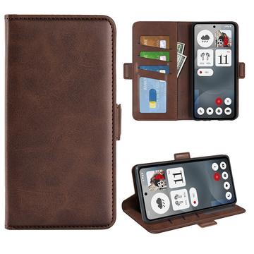 Nothing Phone (3a) Wallet Hülle mit Magnetverschluss - Kalb Textur