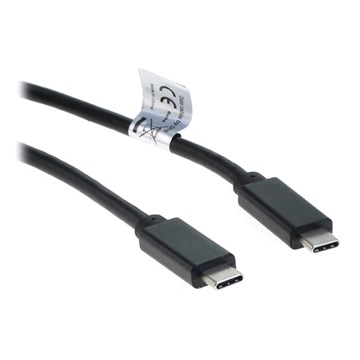 OTB Power Delivery USB-C 3.1 Kabel - 100W, 10Gbps, 1m - Schwarz