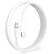 OTB USB-C / Lightning Kabel - iPhone 14/13/12/X/iPad Pro - 1m - Weiß