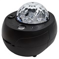 Ocean Wave Nachtlampe mit Bluetooth Lautsprecher - Schwarz