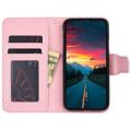 OnePlus 10T Wallet Schutzhülle mit Magnetverschluss - Pink