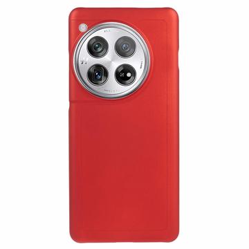 OnePlus 12 Gummierte Kunststoff Hülle - Rot