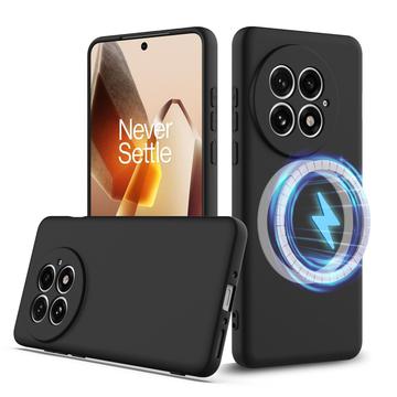 OnePlus 13 Liquid Silikonhülle - MagSafe-kompatibel - Schwarz