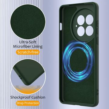 OnePlus 13 Liquid Silikonhülle - MagSafe-kompatibel - Dunkel Grün