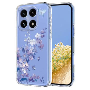 OnePlus 15 TPU-Hülle mit Blumenmuster - lila