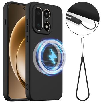 OnePlus 15 Liquid Silikonhülle - MagSafe-kompatibel - Schwarz