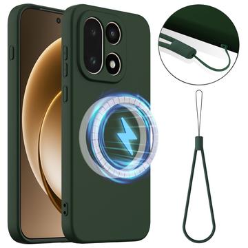 OnePlus 15 Liquid Silikonhülle - MagSafe-kompatibel - Dunkel Grün
