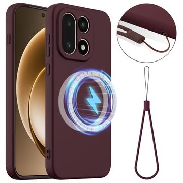 OnePlus 15 Liquid Silikonhülle - MagSafe-kompatibel - Weinrot