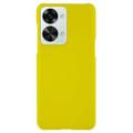 OnePlus Nord 2T Gummierte Kunststoff Hülle - Gelb