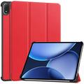 OnePlus Pad 2 Pro/Pad 3/Oppo Pad 4 Pro Tri-Fold Serie Smart Folio Hülle - Rot
