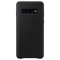 Samsung Galaxy S10 Leder Cover EF-VG973LBEGWW