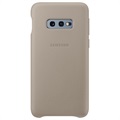 Samsung Galaxy S10e Leder Cover EF-VG970LJEGWW - Grau