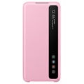 Samsung Galaxy S20 Clear View Cover EF-ZG980CPEGEU - Rosa