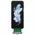 Samsung Galaxy Z Flip4 5G Silikon Cover mit Riemen EF-GF721TBEGWW - Schwarz