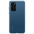 Huawei P40 Silikonhülle 51993721 - Ink Blau